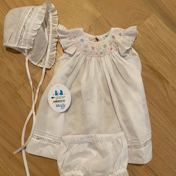 SNAZZY SMOCK IN WHITE | 3 PC OUTFIT | LULI & ME - Picture 3 of 9